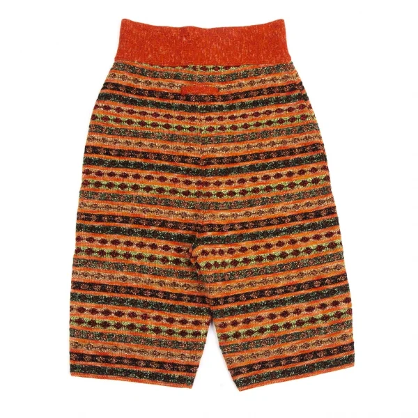 Jean Paul GAULTIER MAILLE Glitter Jacquard Knit Pants K-125445_006