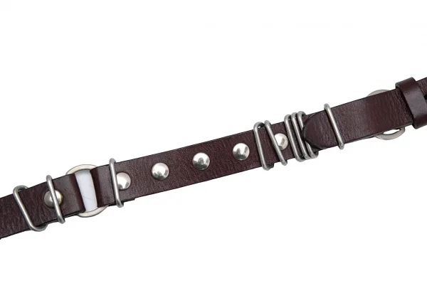 Jean-Paul GAULTIER Chain Leather Belt K-125449_010