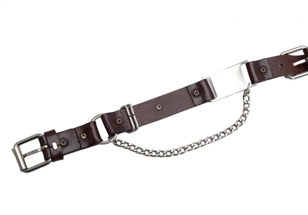 Jean-Paul GAULTIER Chain Leather Belt K-125449_011