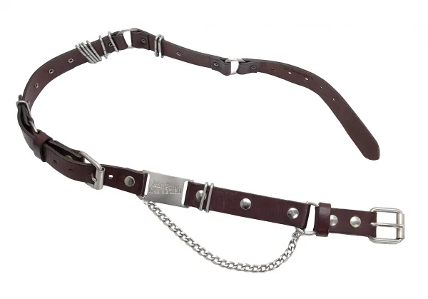 Jean-Paul GAULTIER Chain Leather Belt K-125449_004