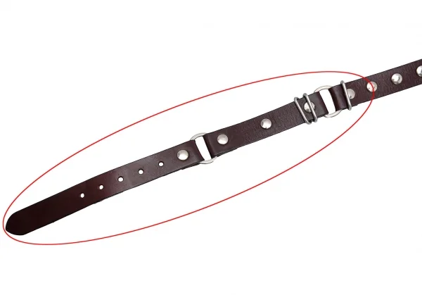 Jean-Paul GAULTIER Chain Leather Belt K-125449_008