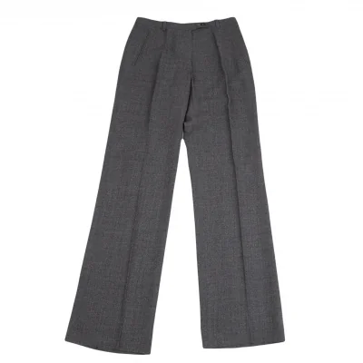 MIU MIU Blend Wool Crease Pants