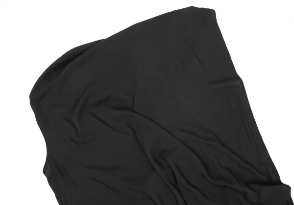 リミフゥLIMI feu レーヨンアシンメトリー変形デザインノースリーブシャツ 黒S K-125473_005