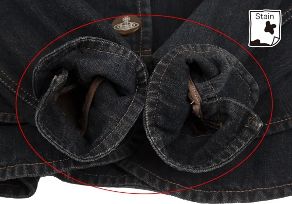 ヴィヴィアンウエストウッド レッドレーベルVivienne Westwood Red Label デニムラブジャケット インディゴ2 K-125491_010