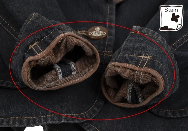 ヴィヴィアンウエストウッド レッドレーベルVivienne Westwood Red Label デニムラブジャケット インディゴ2 K-125491_011