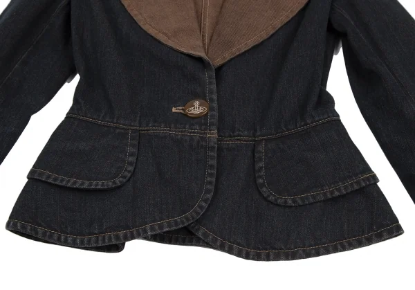ヴィヴィアンウエストウッド レッドレーベルVivienne Westwood Red Label デニムラブジャケット インディゴ2 K-125491_012