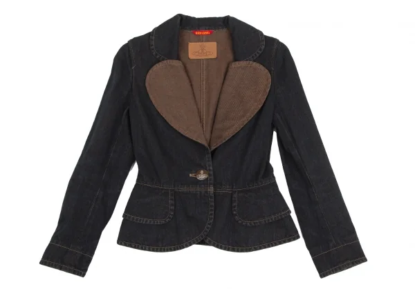 ヴィヴィアンウエストウッド レッドレーベルVivienne Westwood Red Label デニムラブジャケット インディゴ2 K-125491_002