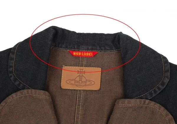 ヴィヴィアンウエストウッド レッドレーベルVivienne Westwood Red Label デニムラブジャケット インディゴ2 K-125491_004