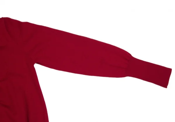 ヴィヴィアンウエストウッド レッドレーベルVivienne Westwood Red Label オーブワンポイント刺繍Vネックカーディガン 赤2 K-125496_006