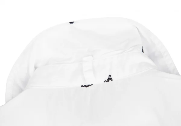 ヴィヴィアンウエストウッド レッドレーベルVivienne Westwood Red Label ネクタイ付きオーブ刺繍ノースリーブシャツ 白黒2位 K-125497_015