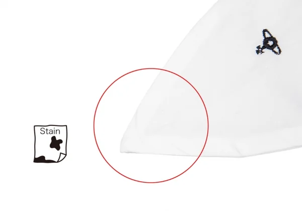 ヴィヴィアンウエストウッド レッドレーベルVivienne Westwood Red Label ネクタイ付きオーブ刺繍ノースリーブシャツ 白黒2位 K-125497_006