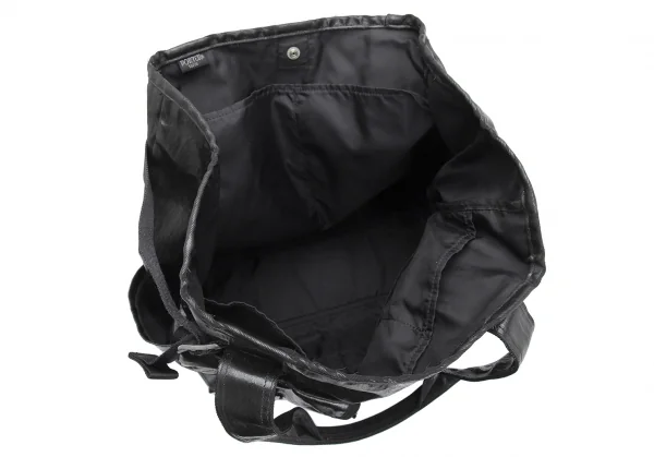 ポーターPORTER コーティングナイロンポケットデザイントートバッグ 黒 K-125515_014