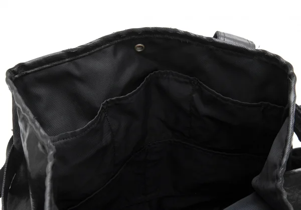 ポーターPORTER コーティングナイロンポケットデザイントートバッグ 黒 K-125515_017