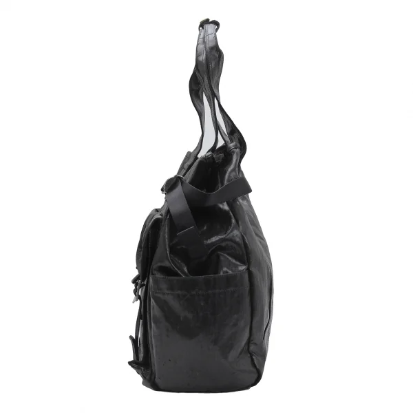 ポーターPORTER コーティングナイロンポケットデザイントートバッグ 黒 K-125515_003