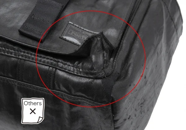 ポーターPORTER コーティングナイロンポケットデザイントートバッグ 黒 K-125515_009