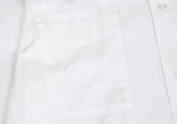 ヨウジヤマモト コスチュームドオムYohji Yamamoto COSTUME D' HOMME フラップポケットオープンカラーシャツ 白3 K-125547_006