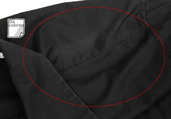 ヨウジヤマモト コスチュームドオムYohji Yamamoto COSTUME D' HOMME フラップポケットオープンカラーシャツ 黒2 K-125549_006