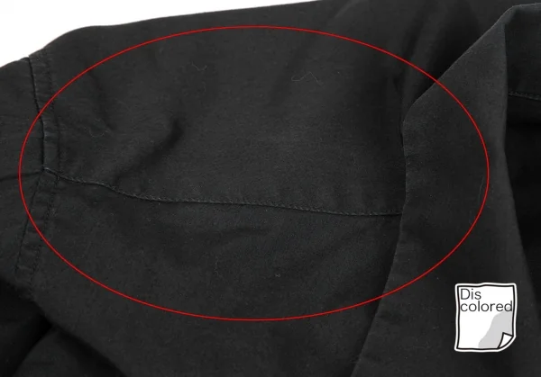ヨウジヤマモト コスチュームドオムYohji Yamamoto COSTUME D' HOMME フラップポケットオープンカラーシャツ 黒2 K-125549_007