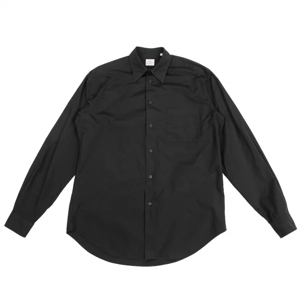 ヨウジヤマモト コスチュームドオムYohji Yamamoto COSTUME D' HOMME コットンブロードベーシックシャツ 黒2 K-125550_001