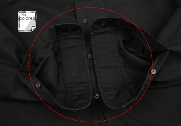 ヨウジヤマモト コスチュームドオムYohji Yamamoto COSTUME D' HOMME コットンブロードベーシックシャツ 黒2 K-125550_010