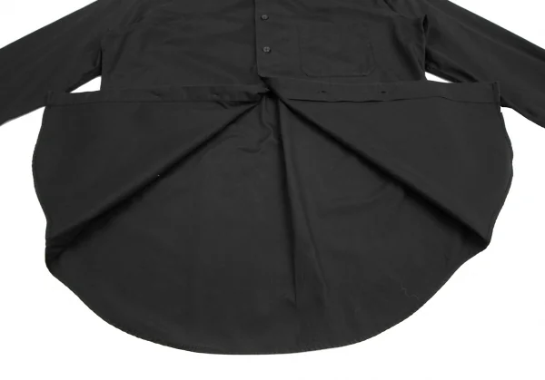 ヨウジヤマモト コスチュームドオムYohji Yamamoto COSTUME D' HOMME コットンブロードベーシックシャツ 黒2 K-125550_012