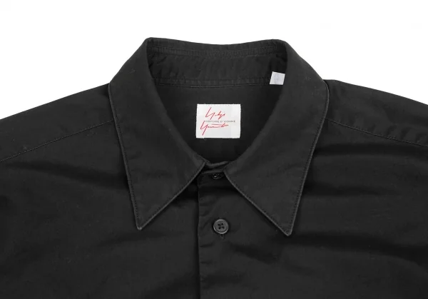ヨウジヤマモト コスチュームドオムYohji Yamamoto COSTUME D' HOMME コットンブロードベーシックシャツ 黒2 K-125550_003