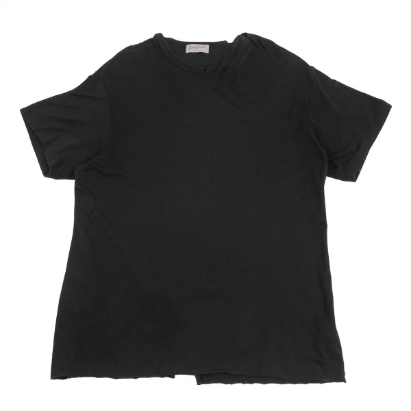 ヨウジヤマモト プールオムYohji Yamamoto POUR HOMME バック切込みデザインTシャツ 黒3 K-125561_001