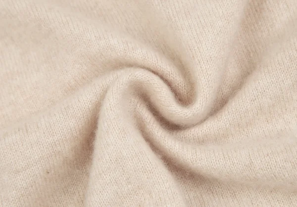 ヨウジヤマモト プールオムYohji Yamamoto POUR HOMME バックシグネチャーロゴ刺繍カシミヤニット ベージュ3 K-125579_011