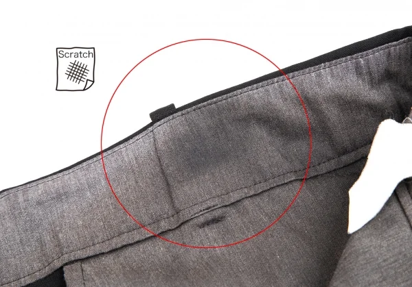 ヨウジヤマモト プールオムYohji Yamamoto POUR HOMME ウールギャバサルエルパンツ 黒3 K-125587_007