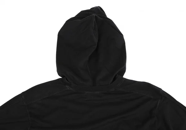 ワイズフォーメンY's for men フーデッドカットソー 黒2 K-125598_011