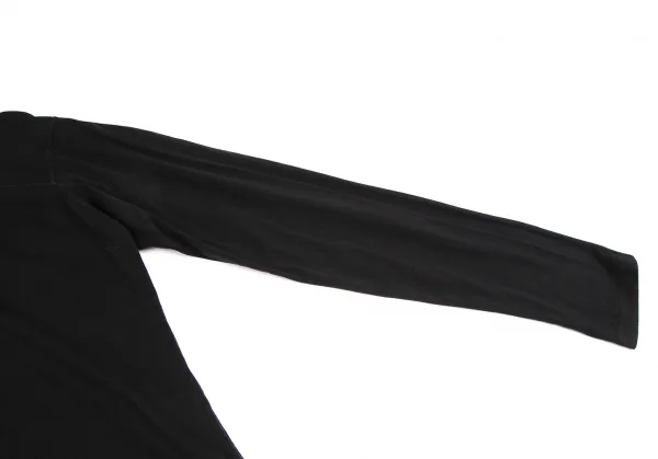 ワイズフォーメンY's for men フーデッドカットソー 黒2 K-125598_004