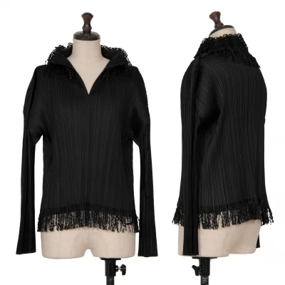PLEATS PLEASE Fringe Skipper Top