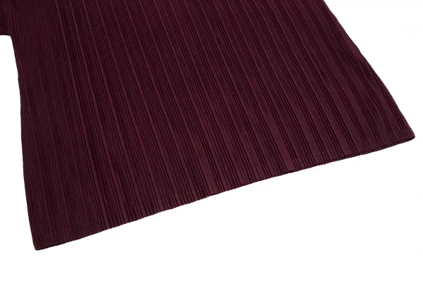 PLEATS PLEASE Pleated Turtleneck T Shirt K-125605_010