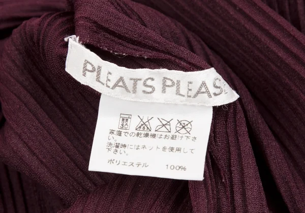 PLEATS PLEASE Pleated Turtleneck T Shirt K-125605_015