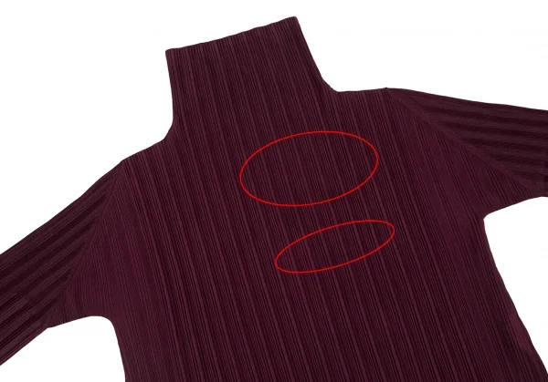 PLEATS PLEASE Pleated Turtleneck T Shirt K-125605_003