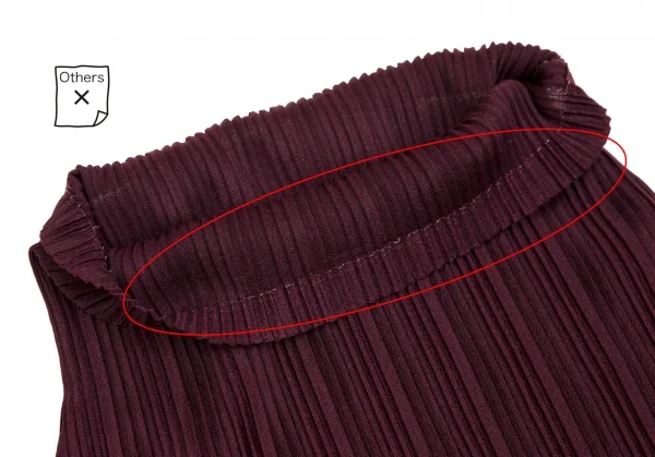 PLEATS PLEASE Pleated Turtleneck T Shirt K-125605_007