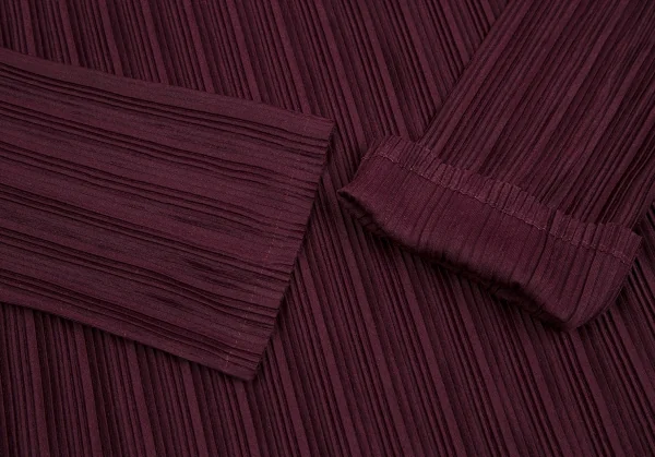 PLEATS PLEASE Pleated Turtleneck T Shirt K-125605_009