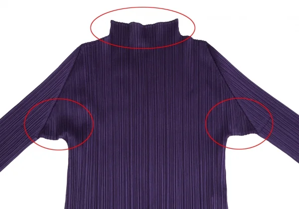 PLEATS PLEASE Mock Neck T Shirt K-125606_003