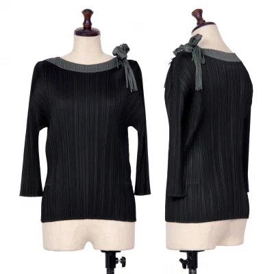 PLEATS PLEASE Fringe Stole T Shirt
