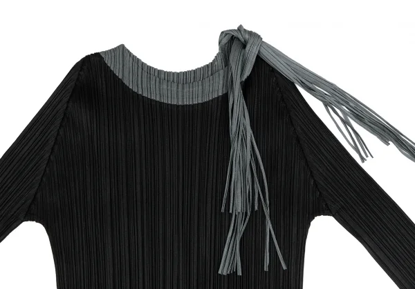 PLEATS PLEASE Fringe Stole T Shirt K-125608_003