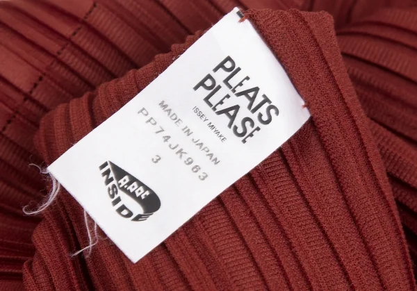 PLEATS PLEASE A-POC INSIDE Openwork Line Pleated T Shirt K-125609_015
