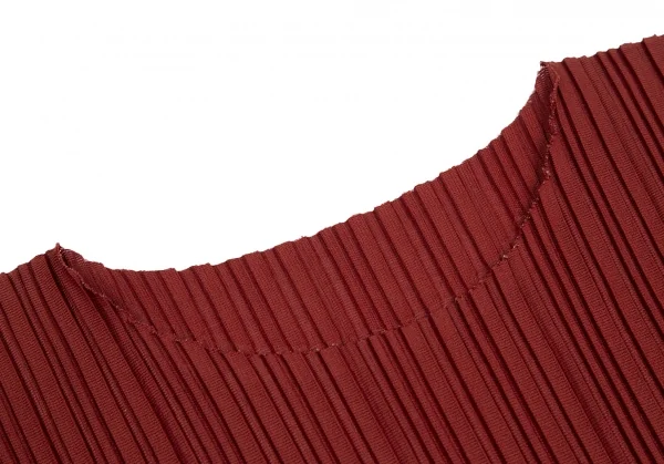 PLEATS PLEASE A-POC INSIDE Openwork Line Pleated T Shirt K-125609_006