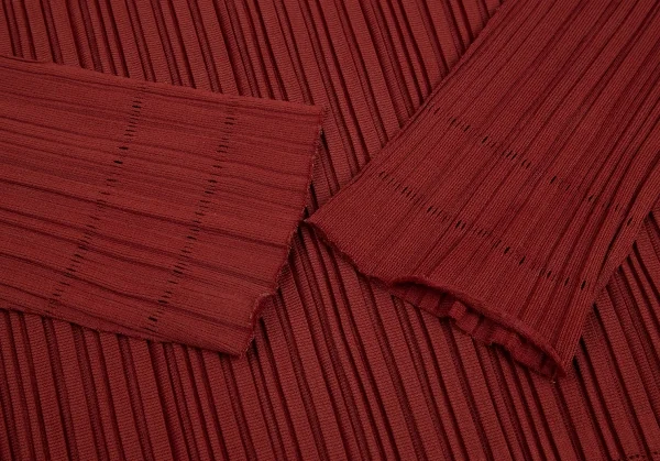 PLEATS PLEASE A-POC INSIDE Openwork Line Pleated T Shirt K-125609_008