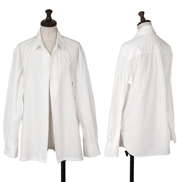 Yohji Yamamoto FEMME Buttonless Shirt White S K-125610_001