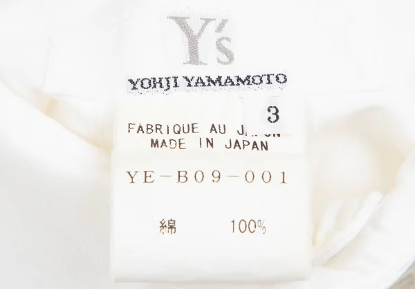 Y's Cotton Round Collar Shirt K-125611_018