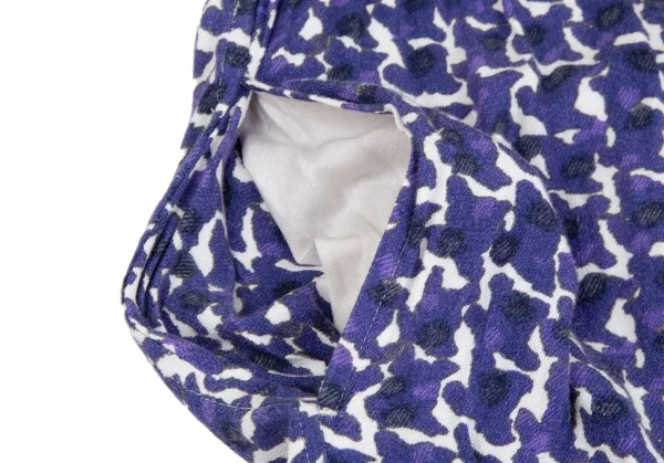 mercibeaucoup Rayon Allover Printed Collarless Shirt Dress K-125616_009