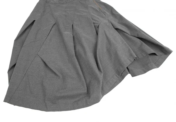 mercibeaucoup Polyside Zip Switching Pleated Skirt K-125618_006