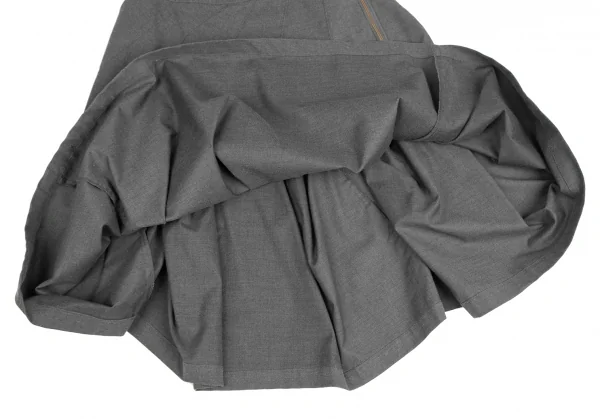 mercibeaucoup Polyside Zip Switching Pleated Skirt K-125618_008