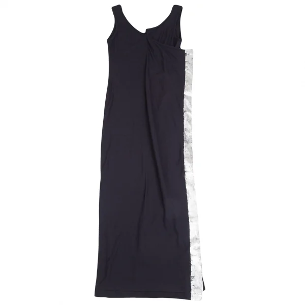 Yohji Yamamoto FEMME Silver Line Painted Sleeveless Dress K-125674_002