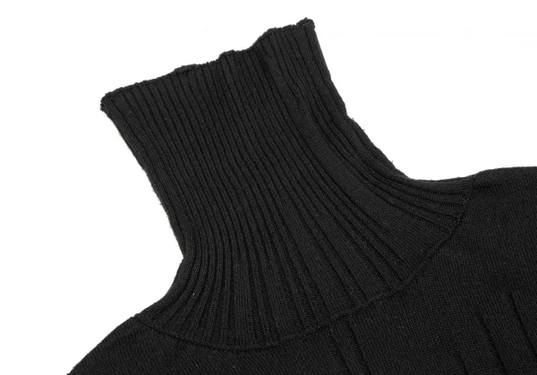 RAGNE KIKAS for Yohji Yamamoto Silk Turtleneck Rib Knit Top K-125676_005